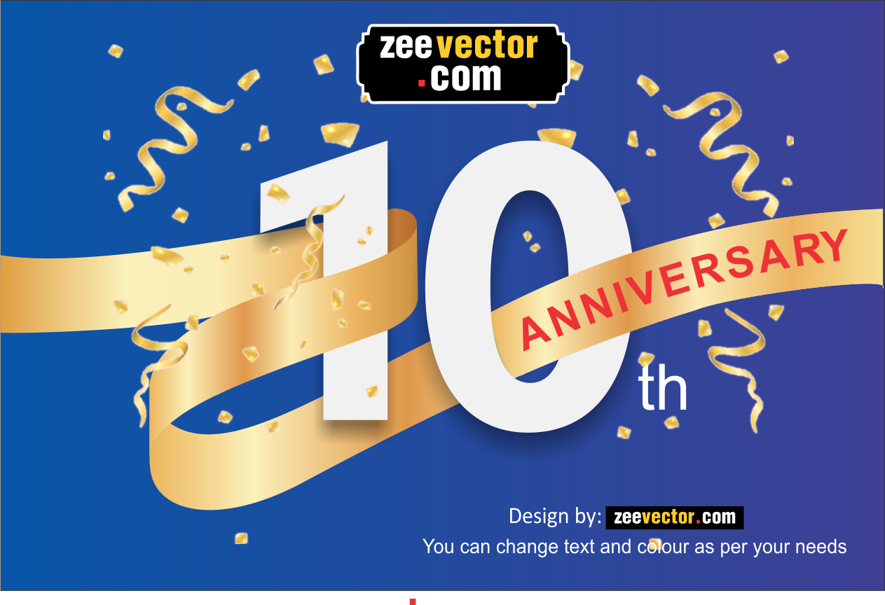 10 years anniversary vector logo, icon.... - Stock Illustration [59742534]  - PIXTA