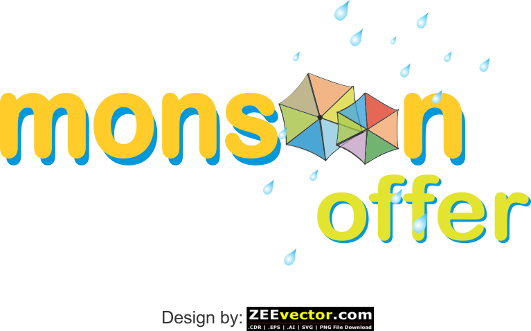 Monsoon-Offer-Logo-Vector-free