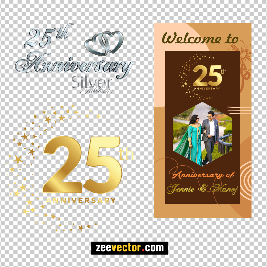 25th-Anniversary-Logo-Design-Free