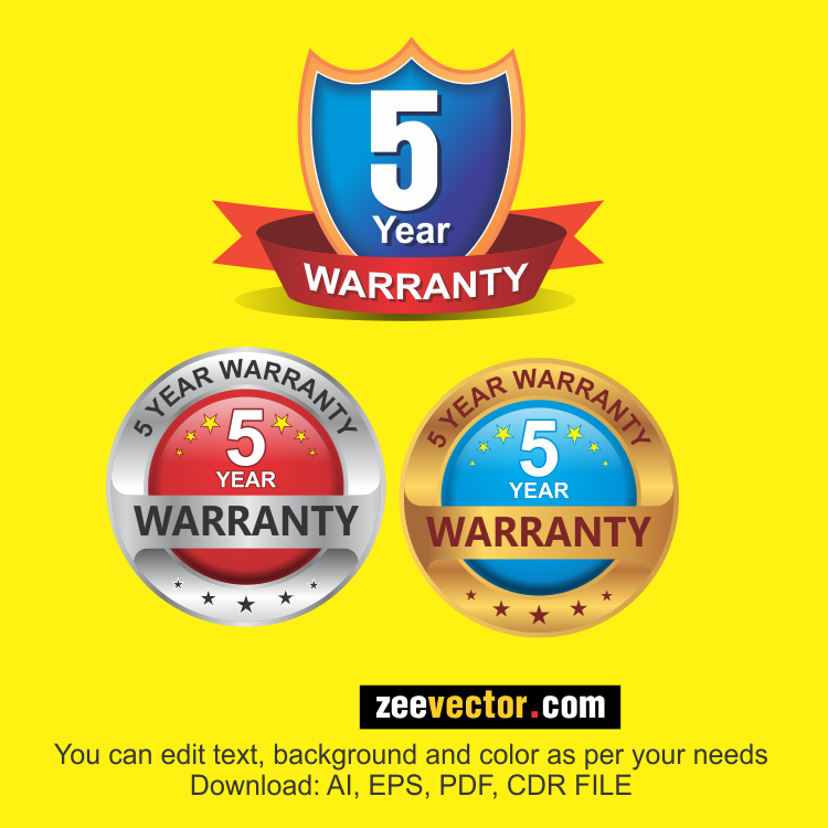 5-Years-Warranty-Logo