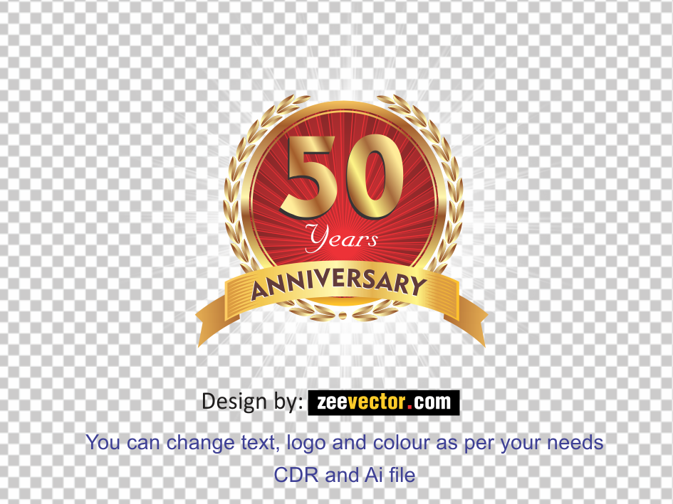 Golden Jubilee Logo - 50 Year Anniversary Logo Png, Transparent Png , Transparent  Png Image - PNGitem