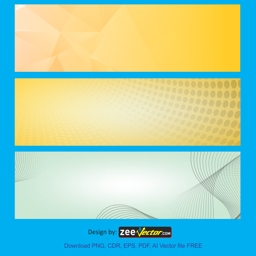 Banner Background Vector - FREE Vector Design - Cdr, Ai, EPS, PNG, SVG