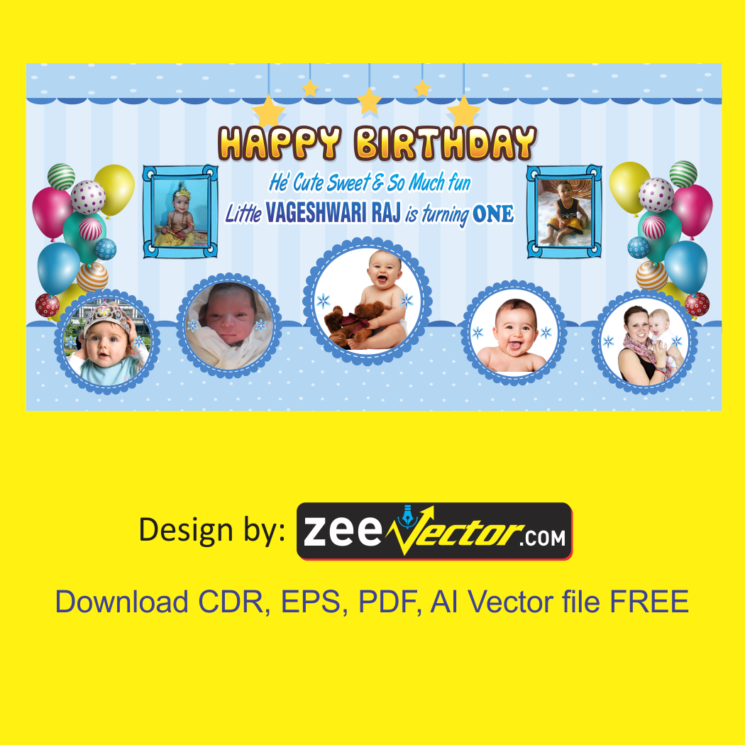 happy birthday banner designs free download
