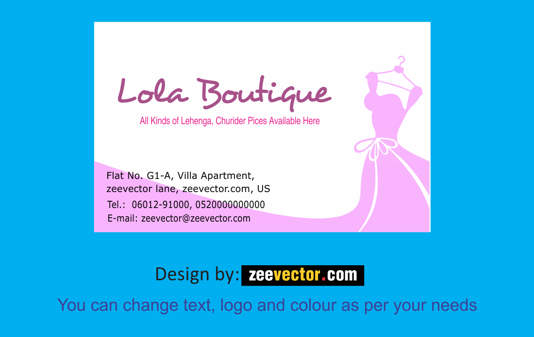 Boutique-Visiting-Card-Vector