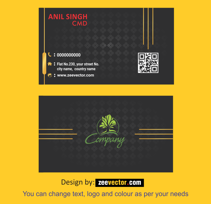 Business Card Vector Background - FREE Vector Design - Cdr, Ai, EPS, PNG,  SVG