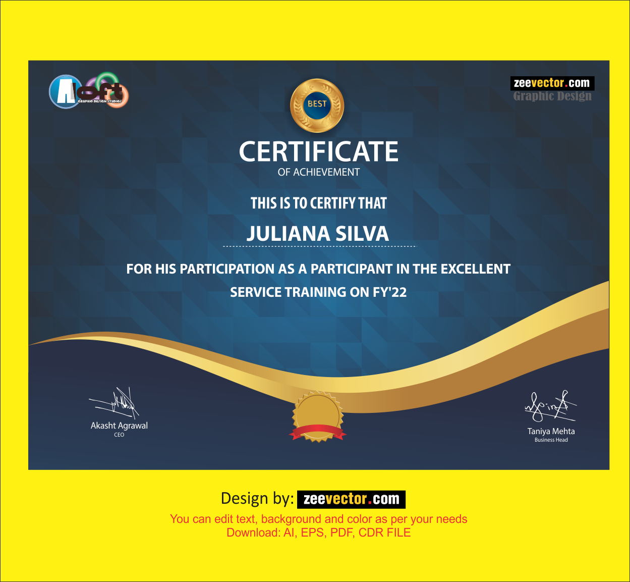Certificate Template Free Vector FREE Vector Design Cdr Ai EPS