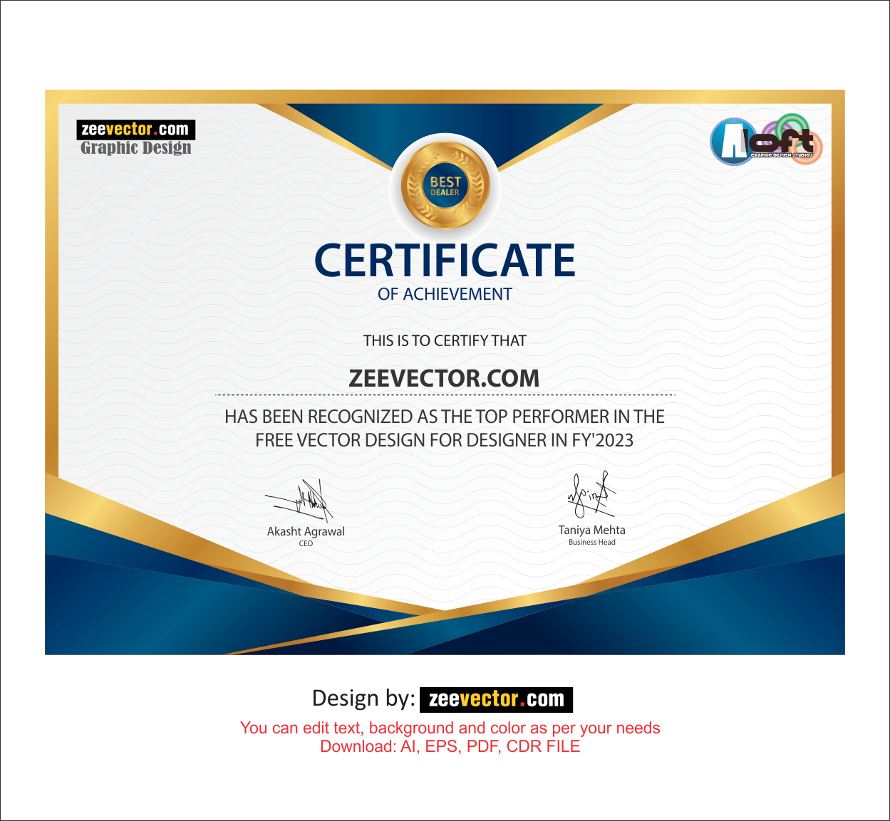Certificate-Vector-Free-Download