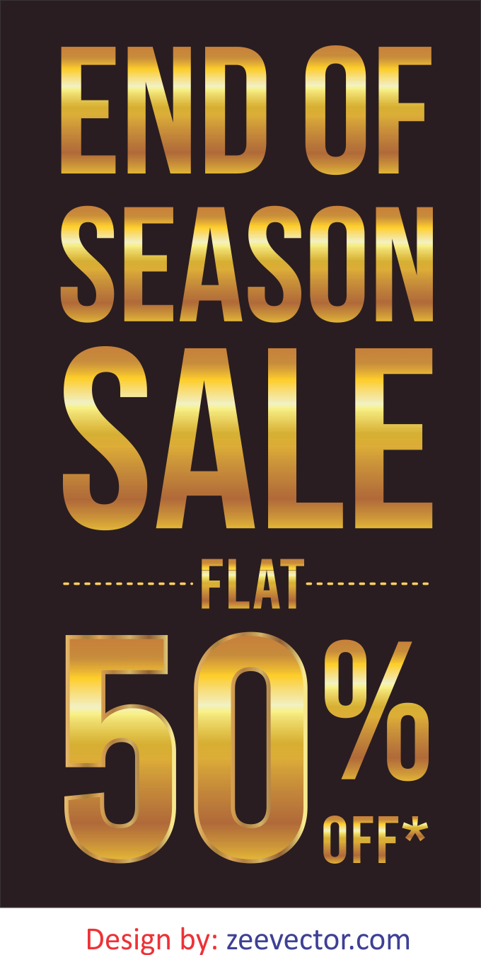 End of Season Sale Vector FREE Vector Design Cdr, Ai, EPS, PNG, SVG