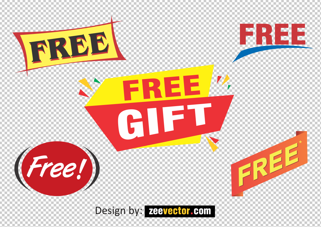 Free Gift Label Design Vector Free - FREE Vector Design - Cdr, Ai ...