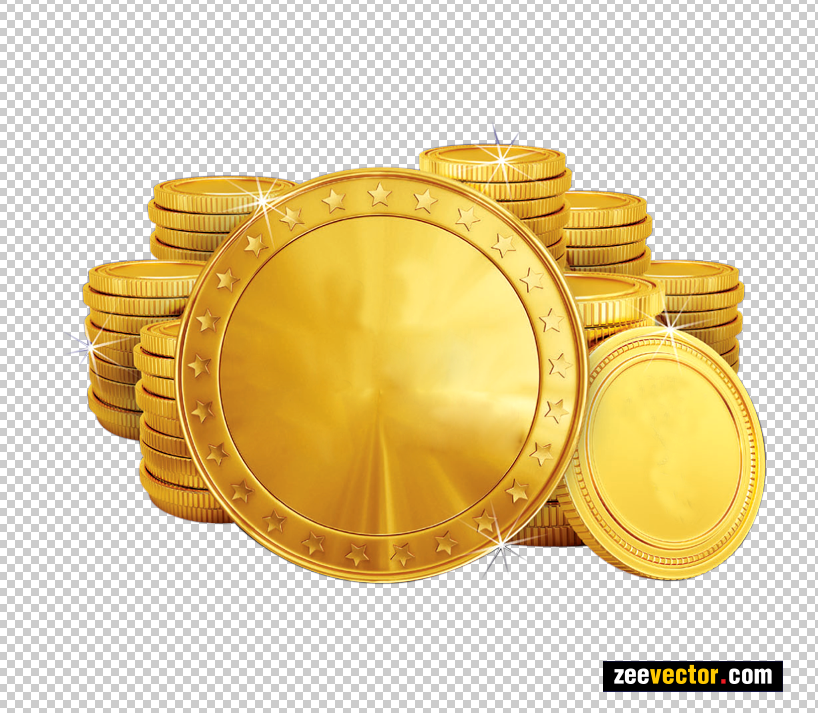 gold coin vector