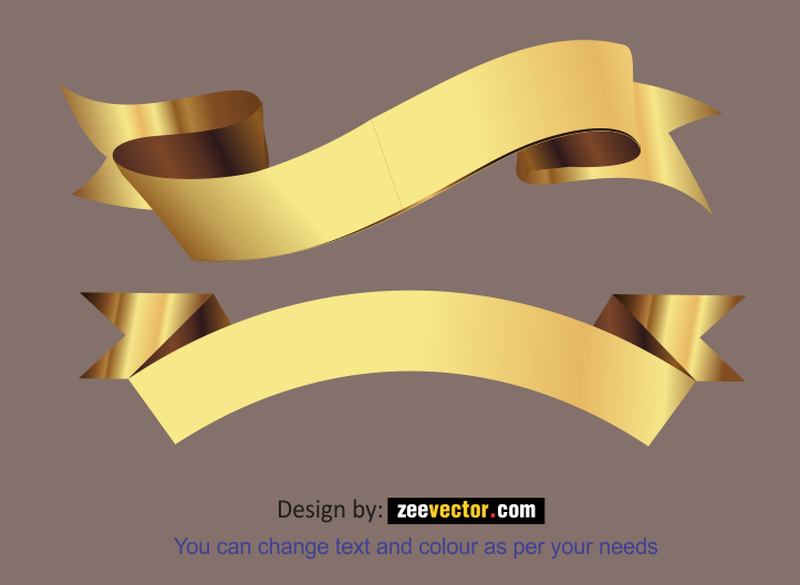 Gold-Ribbon-Vector