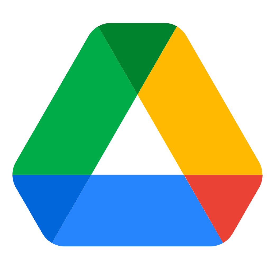Google Drive Logo PNG Transparent Vector FREE Vector Design Cdr, Ai