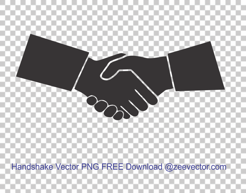 shake hand logo vector