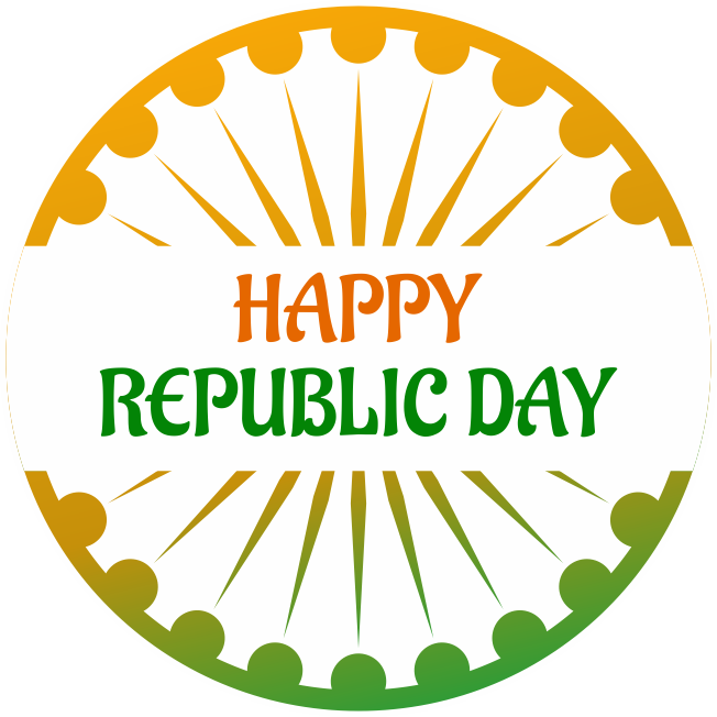 Happy India Republic Day India Republic Day 26 January, Logo, Circle  transparent background PNG clipart | HiClipart
