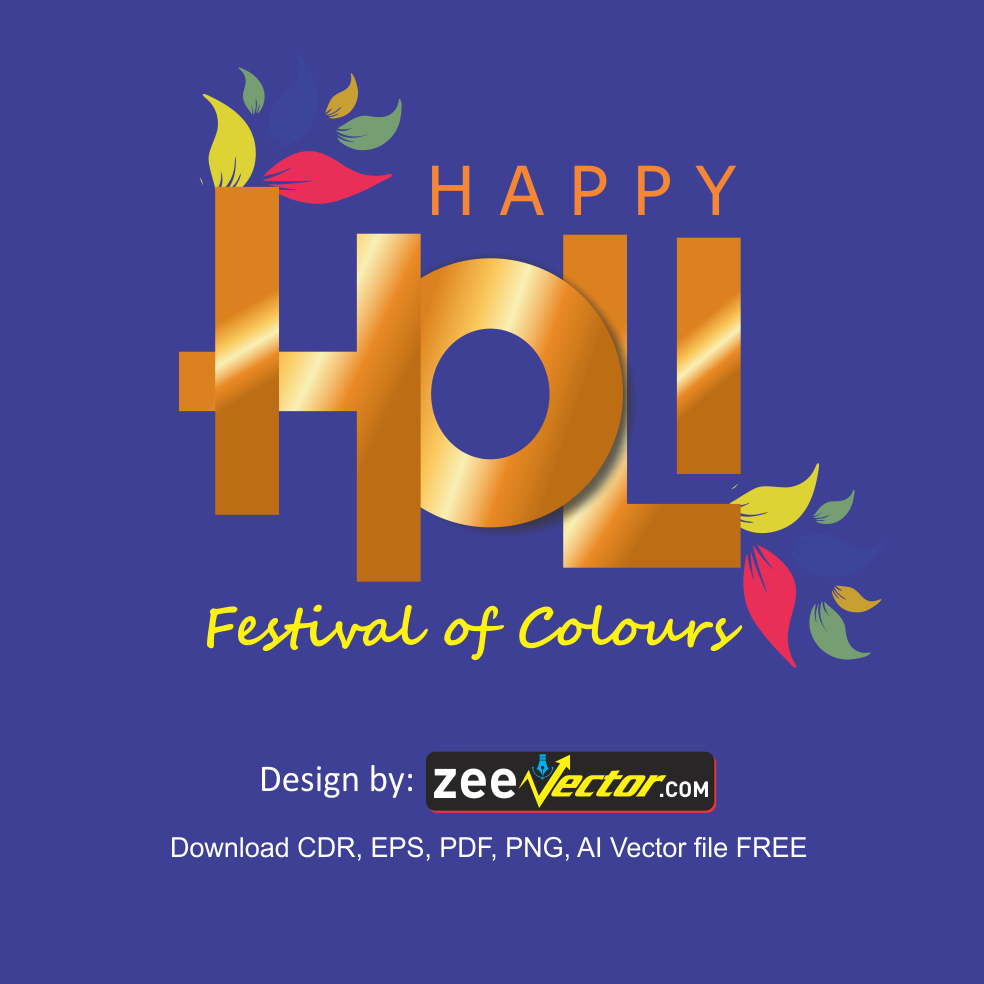 Happy Holi Png Free Pic - Happy Holi Free Download, Transparent Png -  kindpng