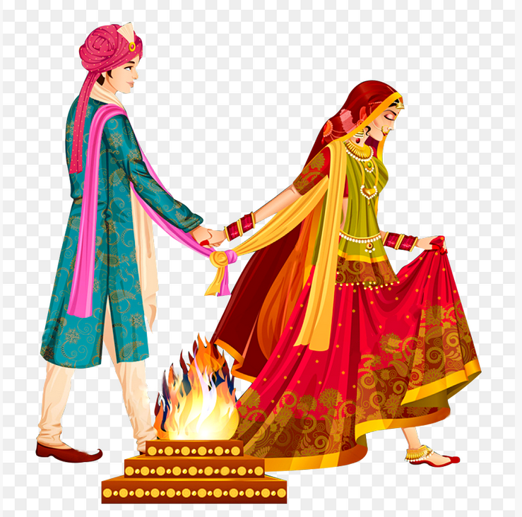 Indian Wedding Couple PNG - FREE Vector Design - Cdr, Ai, EPS, PNG, SVG