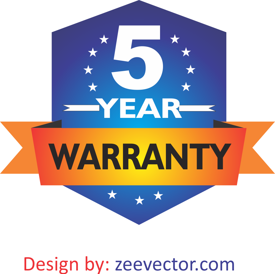 5 Year Warranty Vector Template Design Illustration Stock Vector -  Illustration of vector, banner: 137554829