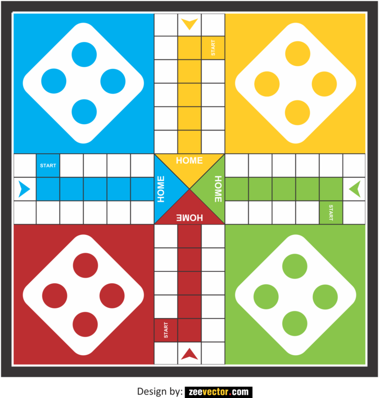 Ludo Board Game For Printing With Vector Illustration Stock Illustration -  Download Image Now - iStock