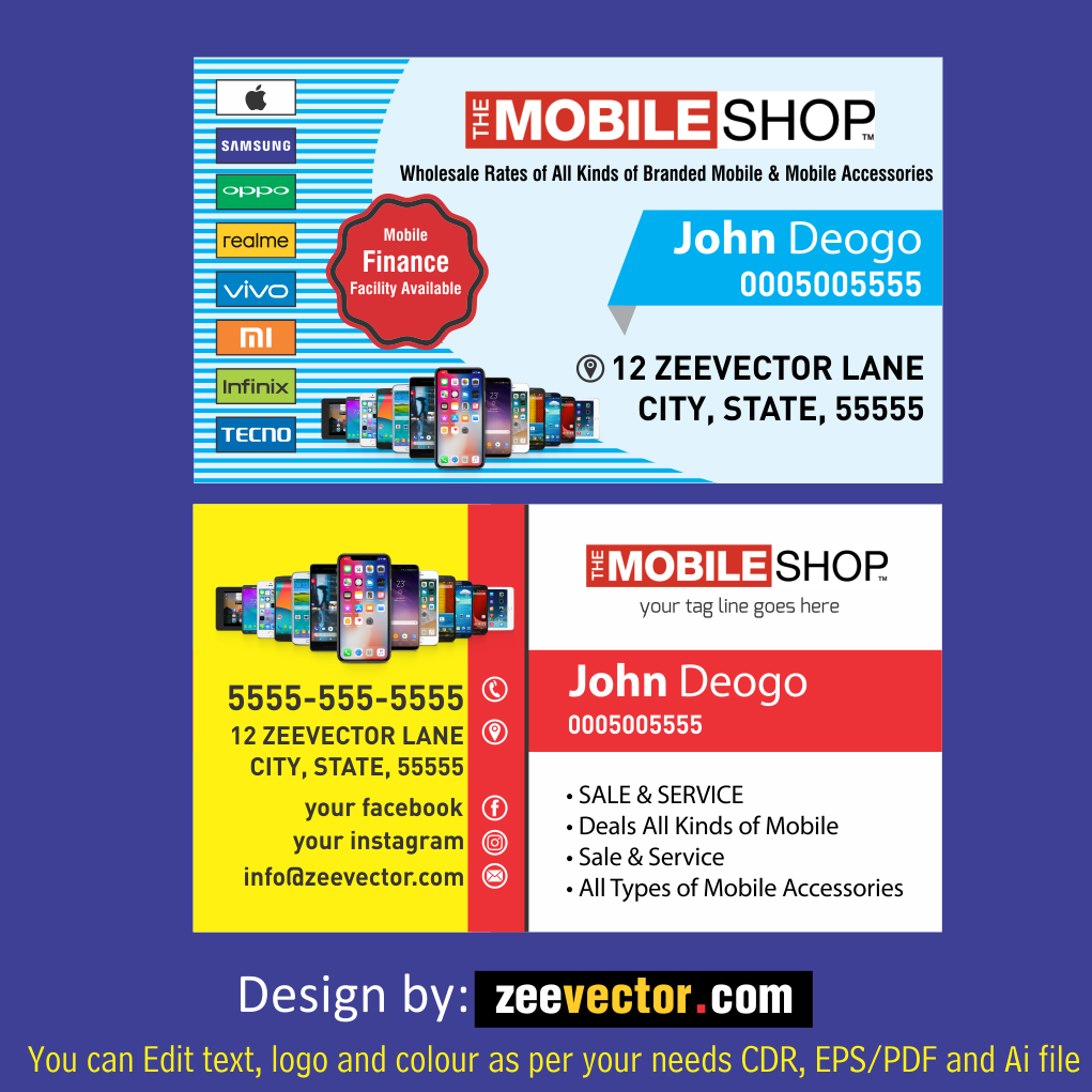 Mobile Banner Design - FREE Vector Design - Cdr, Ai, EPS, PNG, SVG