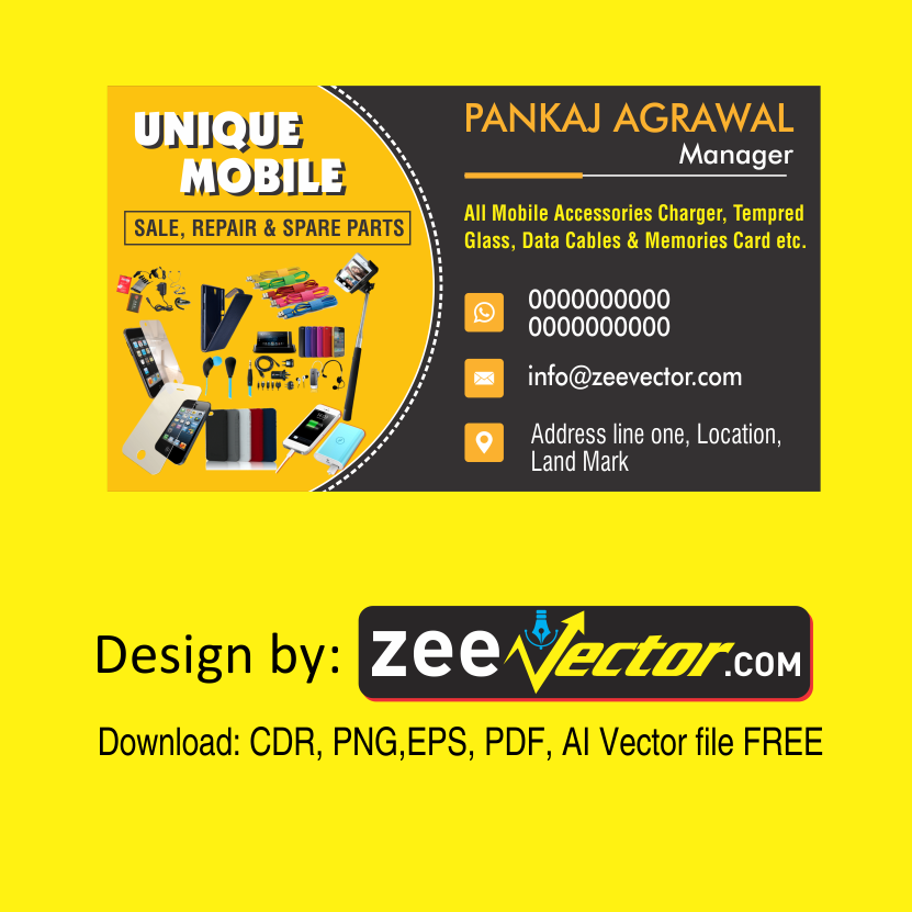 Premium Vector  Blank design business card template