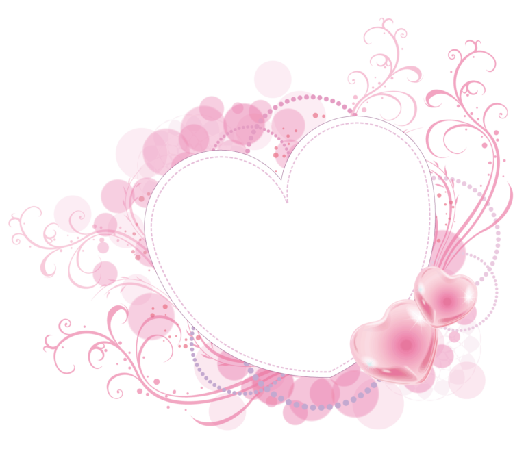 Pink-Heart-Transparent-background