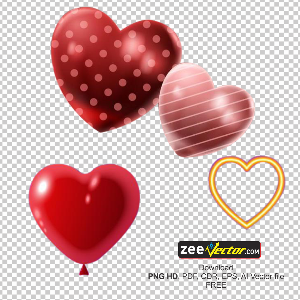 Love Red Hearts PNG, Vector, PSD, and Clipart With Transparent