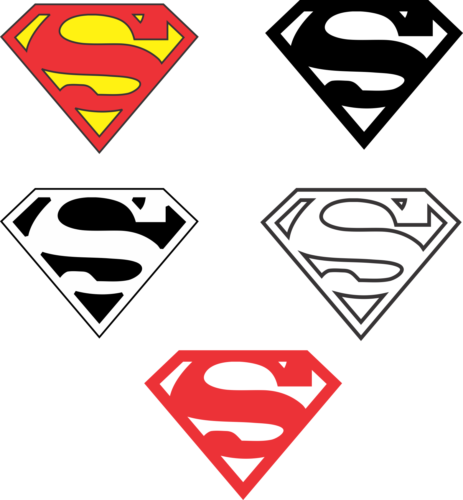 Download Black Superman Logo Vector Svg Free Vector Design Cdr Ai Eps Png Svg