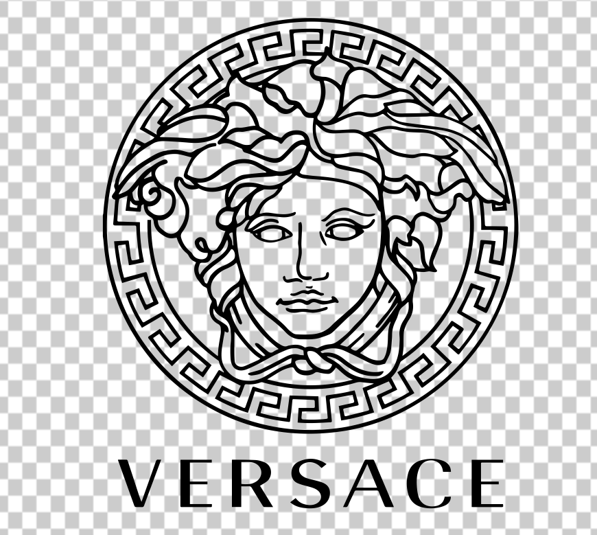 Brands Secure Payments - Versace 1969 Logo Vector PNG Image